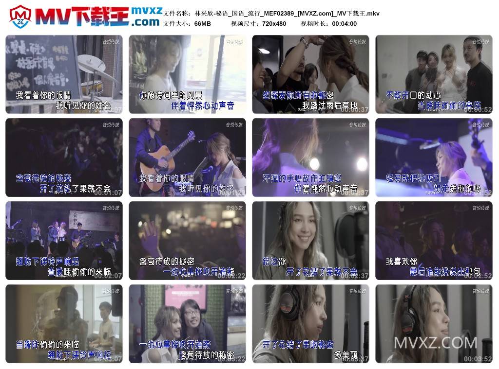 林采欣-秘语_国语_流行_MEF02389